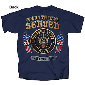 Patriotic Served T-shirt (Navy)
